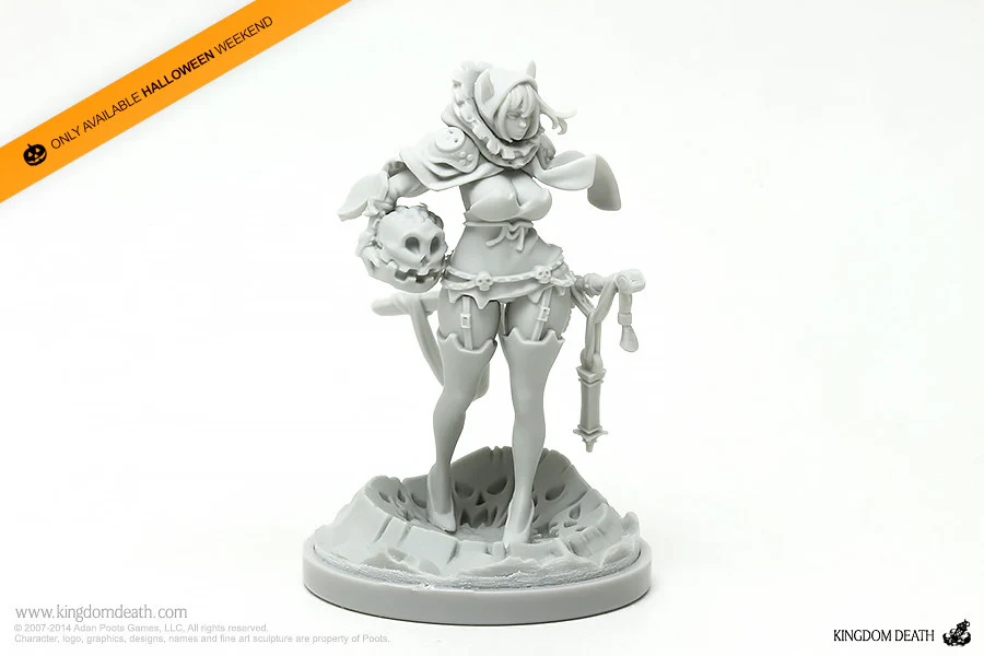 Resin Halloween Pinup Twilight Knight - Image 13