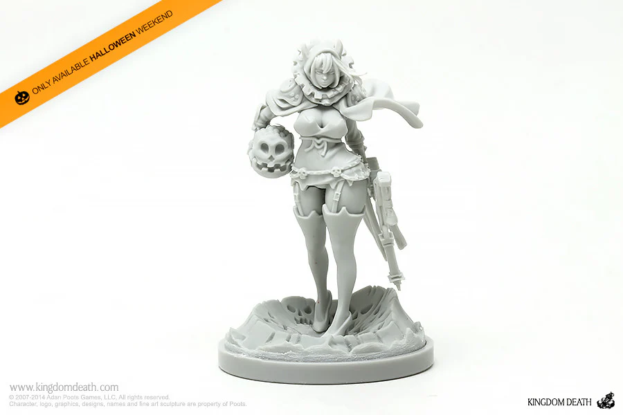 Resin Halloween Pinup Twilight Knight - Image 5