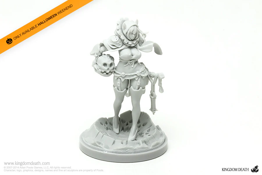 Resin Halloween Pinup Twilight Knight - Image 6