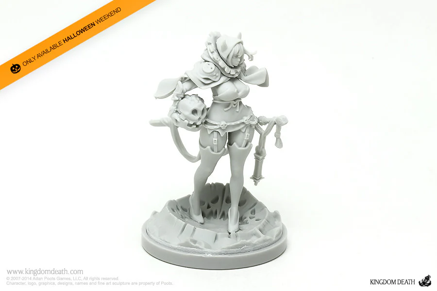 Resin Halloween Pinup Twilight Knight - Image 7